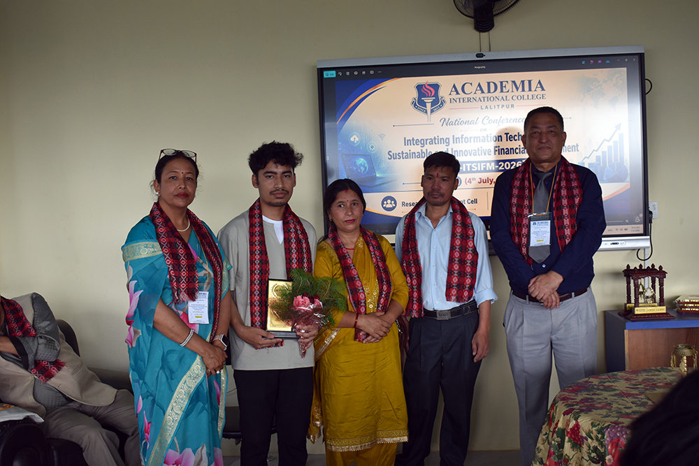 Sarun Shakya Honored